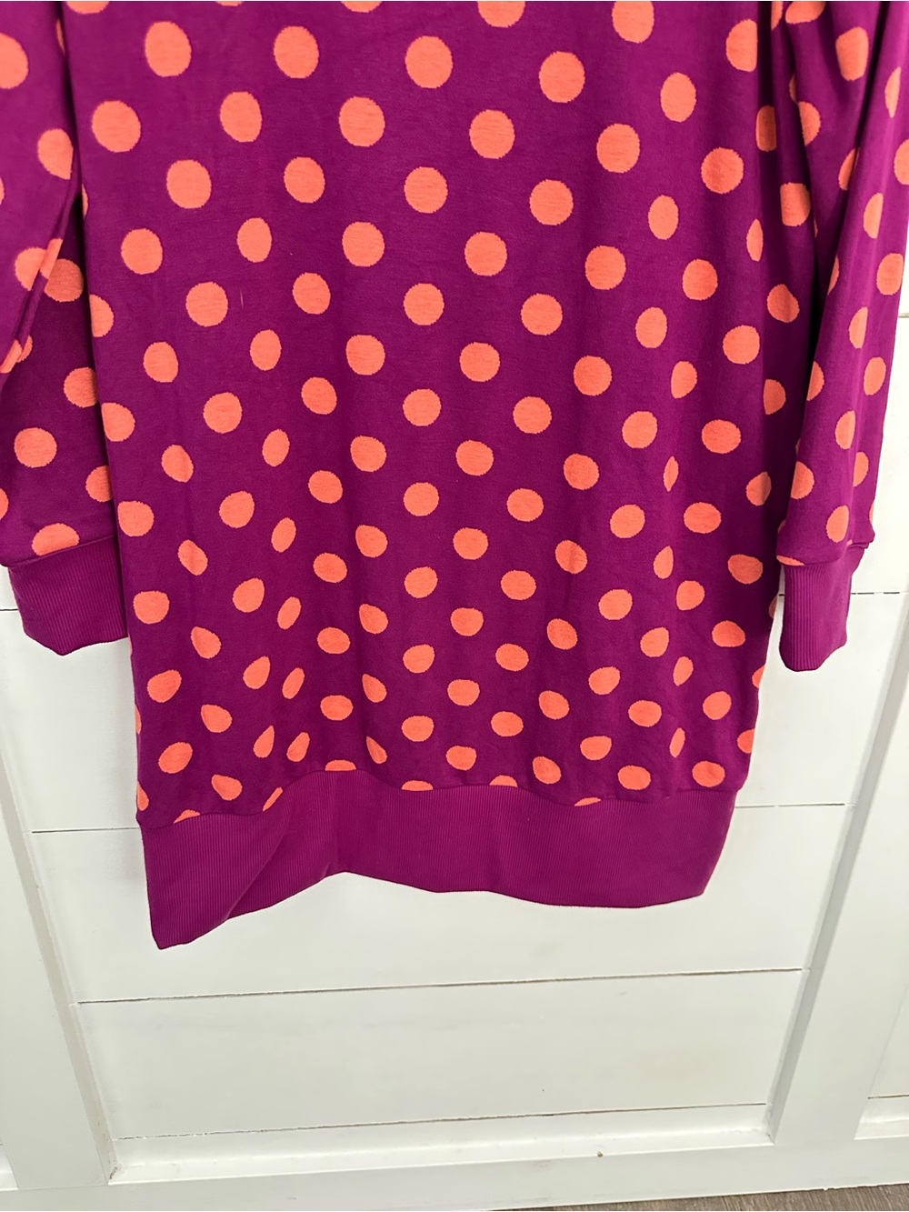 Victor Glemaud X Target S pink-orange polka dot crew neck tunic-dress retro boho - Picture 4 of 12
